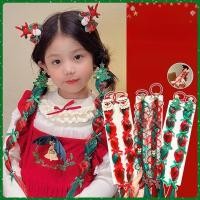 ราคา หมวกคริสต์มาสเด็ก พร้อมอุปกรณ์ทำผมถักเปีย สำหรับเทศกาลคริสต์มาส (55802982038)