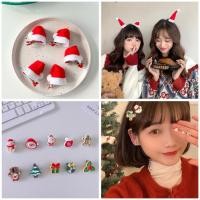 ราคา คริสมาสต์น่ารักการ์ตูนด้านข้างคลิปเรียบคลิปหญิงหมวกคริสต์มาสกิ๊บติดผมคริสต์มาสแต่งตัวอุปกรณ์ผม (18161477323)