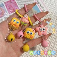 ราคา พวงกุญแจกระดิ่ง คู่รักคนดังทางอินเทอร์เน็ต SpongeBob SquarePants พวงกุญแจ Patrick Star ภาพการ์ตูน กระเป๋าคู่นักเรียนน่ารัก (29607682219)