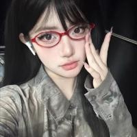 ราคา ใหม่ ย2เค องค์ประกอบสองมิติโบราณรูปไข่กรอบเล็กกระจกแบนธรรมดาสีขาวเว้ารูปร่าง ซอก กรอบแว่นตาผู้ชายและผู้หญิง (26706999144)