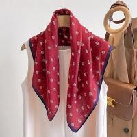 ราคา ผ้าพันคอผ้าฝ้ายลินินสีแดงสี่เหลี่ยม 70 ผ้าพันคอไหม สไตล์เกาหลี ป้องกันคอ ผ้าพันคอตกแต่ง ผ้าพันคอแบบบาง แฟชั่นสินค้าเฉพาะจุด (43551859023)