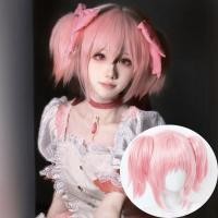 ราคา วิกผมคอสเพลย์ Puella Magi Madoka Magica Kaname Madoka สไตล์อนิเมะ วิกบ๊อบสีชมพู CEUF (29082202206)