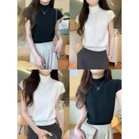 ราคา เสื้อไหมพลม เสื้อถักลำลองผู้หญิง สีล้วน จั๊มเอว เเมชง่าย ใส่สวย 1502286 (24491651990)