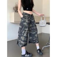 ราคา กางเกงยีนส์ กางเกงคาร์โก้ลายทหาร สไตล์Y2K ใส่เท่ๆ งานกระเเส 1501163 (29380641047)