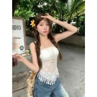 ราคา เสื้อเกาะอก เสื้อเกาะลูกไม้ ผ้าลูกไม้ ชายครุ่ย ใส่เที่ยวสวยมาก 1502360 (42655152673)