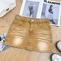 ราคา กระโปรงยีนส์ กระโปรงยีนส์เอวต่ำ เนื้อผ้าดี ใส่สบายๆ หลายสีให้เลือก 150384 (44257158278)