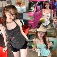 ราคา เสื้อกล้ามลำลอง เสื้อกล้าม คอสี่เหลี่ยม ลายหวาน ทรงเข้ารูป 152200 (27160901667)