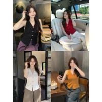 ราคา เสื้อคล้องคอ เสื้อกล้ามไหมพรม ผ้าไหมพรม ทรงเข้ารูป โชว์หุ่นต้องมี 1502287 (26926179384)