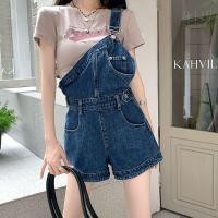 ราคา เอี๊ยมยีนส์ เอี้ยมกางเกง สไตล์เกาหลี ออกแบบสายเอี๊ยมสายเดียว ปรับความยาวสายได้ 150152 (17795859831)