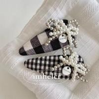 ราคา กิ๊บแฟชั่นเกาหลี มีลูกปัดและโบว์ ตกแต่งผมอย่างสวยงาม (54350663121)