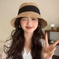 ราคา หมวกปีกกว้างสไตล์ญี่ปุ่นย้อนยุค ทำจากผ้าฝ้ายและลินิน สวมใส่สบายในฤดูร้อน (42616714086)