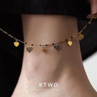 ราคา สร้อยข้อเท้าทองคำลายหัวใจสำหรับ 여성 ดีไซน์หรูหราและโดดเด่น ผลิตภัณฑ์ใหม่ในฤดูร้อน (40977236806)
