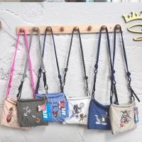 ราคา กระเป๋าสะพายข้างไนลอนคุณภาพสูง Tom and Jerry สินค้า Tom Jerry Spot (28178028345)