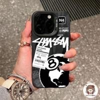 ราคา แบรนด์แฟชั่นอังกฤษบิลเลียดสีดำ8เคส iPhone สำหรับ iPhone 7 8PLUS XR 15 14 13 12 11 Pro xsmax XS เคสมือถือ13PROMAX 15 12 14 11 PROMAX ป้องกันโปร่งแสงกันกระแทก krww (29459428954)