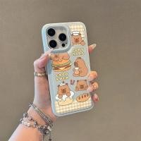 ราคา กันกระแทกยางนุ่มเคสโทรศัพท์TPU Daily Leisure Burger Capybaraใช้งานร่วมกับiPhone 14PROMAX 17AIR 15PROMAX 16PRO 16PLUS 17 16PROMAX 13 11 12 15 PRO MAX (49653512936)