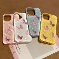ราคา ยางนุ่ม TPU เคสโทรศัพท์กันกระแทกกลุ่มผีเสื้อ Dream Flying Twisted Texture ใช้งานร่วมกับ iPhone 17PROMAX 14PLUS 15PRO 16PROMAX 17AIR 14PROMAX 11PROMAX 12PROMAX 13PROMAX (45751715662)