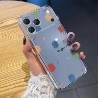 ราคา สไตล์เกาหลีปากกาเรียบง่ายสายสียิ้มโปร่งใสนุ่มเหมาะสําหรับiPhone 17PROMAX 17 16 14 15 12 11 13 PROโทรศัพท์มือถือป้องกันกรณี17AIR 16PROMAXป้องกันรอยขีดข่วนXS MAXทนทาน7 8PLUS XR (43872815585)