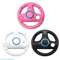 ราคา 3 Color ABS Steering Wheel for Wii Kart Racing Games Remote Controller Console (25990688122)