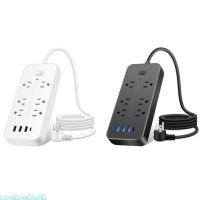 ราคา Mochocho ปลั๊กไฟพร้อมอินเทอร์เฟซ USB 3x 6 ช่องปลั๊กไฟติดผนังพร้อมสายไฟยาว (56903054285)