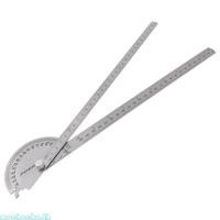 ราคา Mochocho 180 องศา Cursor Universal ไม้บรรทัดมุม Bevel ไม้โปรแทรกเตอร์วัดมุมสแตนเลสไม้บรรทัดมุม Woodworki (58152073095)