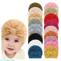 ราคา Mocho Soft Bonnet Caps Bowknot Turban Hat Caps Headwrap สําหรับ 0 2 ปีเด็ก (52803054272)