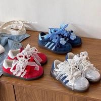 ราคา รองเท้าแตะสไตล์เกาหลีสำหรับวัยรุ่นหญิง ฤดูใบไม้ร่วง ลายดอกไม้น่ารัก (28643669841)
