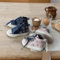 ราคา รองเท้าผ้าใบสูงสไตล์เกาหลี ลายดอกไม้ เหมาะสำหรับใส่ลำลอง (57853330416)