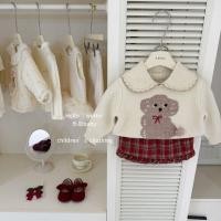 ราคา เสื้อกันหนาวสำหรับฤดูหนาว เด็กหญิง การ์ตูนพร้อมโบว์ (54153445477)