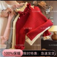 ราคา ฤดูใบไม้ร่วงฤดูหนาวสาวแฟชั่นสีทึบสบายๆคอเต่าเสื้อกันหนาวเสื้อผ้าเด็ก (48652973336)