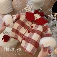 ราคา เดรสลายสก๊อตสีแดงแบบขนสัตว์ สไตล์เกาหลีสำหรับเด็กหญิงในเทศกาลปีใหม่ (46053198020)