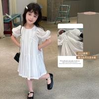 ราคา เสื้อแขนสั้นสไตล์เจ้าหญิงสำหรับเด็กหญิง พร้อมโบว์ลูกไม้ สไตล์เกาหลี ฤดูร้อน (40875300077)