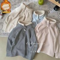 ราคา เสื้อเด็กสไตล์เกาหลี แขนยาวมีขนแกะซับใน สำหรับฤดูใบไม้ร่วงและหนาว เหมาะกับทั้งชายและหญิง (29893803401)