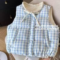 ราคา เสื้อกั๊กลายสก๊อต สไตล์เกาหลีสำหรับหญิงในฤดูหนาว (47553666465)