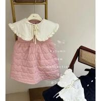 ราคา ชุดสีชมพูหวานแบบแฟชั่น ชุดเจ้าหญิงสำหรับเด็ก สไตล์เกาหลี (46703841653)