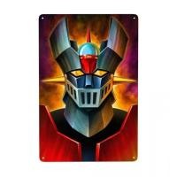 ราคา HELLO YOUNG ป้ายประดับภาพอนิเมะ Vintage รูป UFO Robot Mazinger Z จากดีบุกโลหะ สำหรับตกแต่งผับ คาเฟ่ หรือห้องพักผ่อนของผู้ชาย (42526328650)
