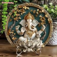 ราคา ป้ายแขวนผนังพระพิฆเนศวินเทจ2ง ของตกแต่งบ้านอินเดียทนสภาพอากาศสําหรับใช้ในบ้านกลางแจ้งในร่ม (44314118726)