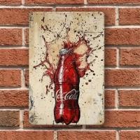 ราคา HELLOYOUNG Vintage Coca Cola ป้ายโลหะ Retro Wall Decor Home Bar ผับ Cafe แขวนง่ายของขวัญทนทาน (56753513260)