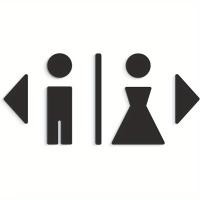 ราคา แผ่นป้ายห้องน้ํายกสีดํา 15 ซม คุณสมบัติแผ่นป้ายห้องน้ําชายและหญิงกระพริบ ป้ายตกแต่งเหมาะสําหรับการเพิ่มสัมผัสที่โดดเด่นห้องน้ําของคุณป้ายตกแต่ง (56103050103)