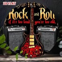 ราคา HELLOYOUNG Vintage Metal Wall Decor Guitar Amplifier Sign Retro Tin Art Round Home Bar Cafe (53454060594)