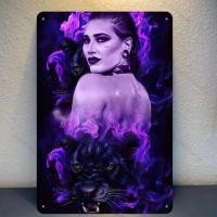 ราคา HELLOYOUNG ป้ายโลหะมวยปล้ําสไตล์วินเทจทนทาน Iron Art Wall Decor ของขวัญสําหรับแฟนๆ Man Cave Gym (52803504090)