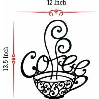 ราคา HELLOYOUNG กาแฟวินเทจโลหะ Wall Art Decor ป้าย Wrought Iron ถ้วยหัตถกรรมสติ๊กเกอร์ติดผนัง Home Office ห้องครัวร้านอาหารเครื่องประดับ Wall Decor (52803475193)