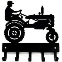 ราคา HELLOYOUNG แขวนผนังชนบทชั้นวางกุญแจโลหะตกแต่งบ้านไร่รถแทรกเตอร์ศิลปะชั้นวางผู้ถือวินเทจ (51853471138)