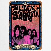 ราคา HELLOYOUNG Retro Rock โปสเตอร์สําหรับบ้านบาร์ตกแต่ง Black Sabbath Vintage Wall Art เพลงสินค้าของขวัญ (47053545002)