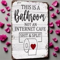 ราคา ป้ายดีบุกโลหะ sarcastic ตลก ห้องน้ำนี้ไม่ใช่อินเทอร์เน็ต เพื่อการตกแต่งผนังห้องน้ำ (43871841240)
