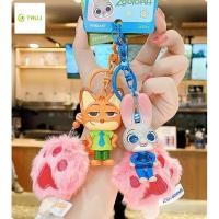 ราคา ฟ็อกซ์และตํารวจเจ้าหน้าที่กระต่ายอุปกรณ์ต่อพ่วงจี้ตุ๊กตาพวงกุญแจกระเป๋านักเรียนโทรศัพท์เครื่องประดับ (57302464518)