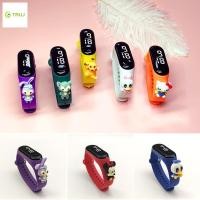 ราคา LED Sport นาฬิกาข้อมือดิจิตอลซิลิโคน HD กีฬากลางแจ้ง Smartwatch สําหรับเด็กชายหญิง (52354068217)