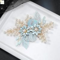 ราคา อุปกรณ์จัดแต่งทรงผมพร้อมไข่มุกสีขาวและดอกไม้ตกแต่ง กันลื่น ของขวัญที่เหมาะสำหรับคนพิเศษ (53351024640)