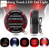ราคา ไฟท้าย LED ทรงกลม 12V 24V ไฟเบรคไฟเลี้ยวสําหรับรถพ่วงรถบรรทุก Van RV (48803638962)
