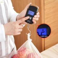 ราคา ตาชั่งดิจิตอลสำหรับตะขอตกปลา รองรับน้ำหนักถึง 110 ปอนด์ หรือประมาณ 50 กิโลกรัม พร้อมแบตเตอรี่ AAA 2 ก้อน (46201715574)