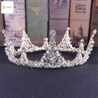 ราคา มงกุฎขนาดใหญ่คริสตัลแฮนด์เมด สีเงิน ทอง แดง เสริมความงามทรงผมเจ้าสาว (45654080067)